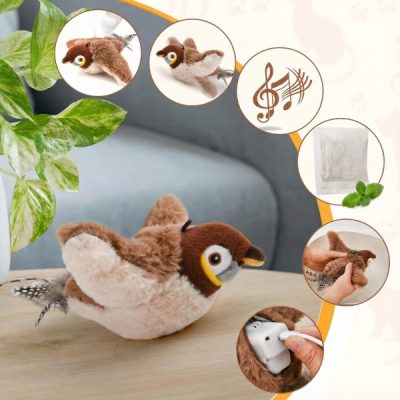 Διαδραστικό παιχνίδι πουλιού με φτερούγισμα | CHIRRCAT