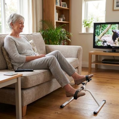 Μίνι Πεταλιέρα για Γραφείο, Καναπέ και Καρέκλα - Χέρια και Πόδια, Ρυθμιζόμενη Αντίσταση, έως 150 kg | PEDALORA